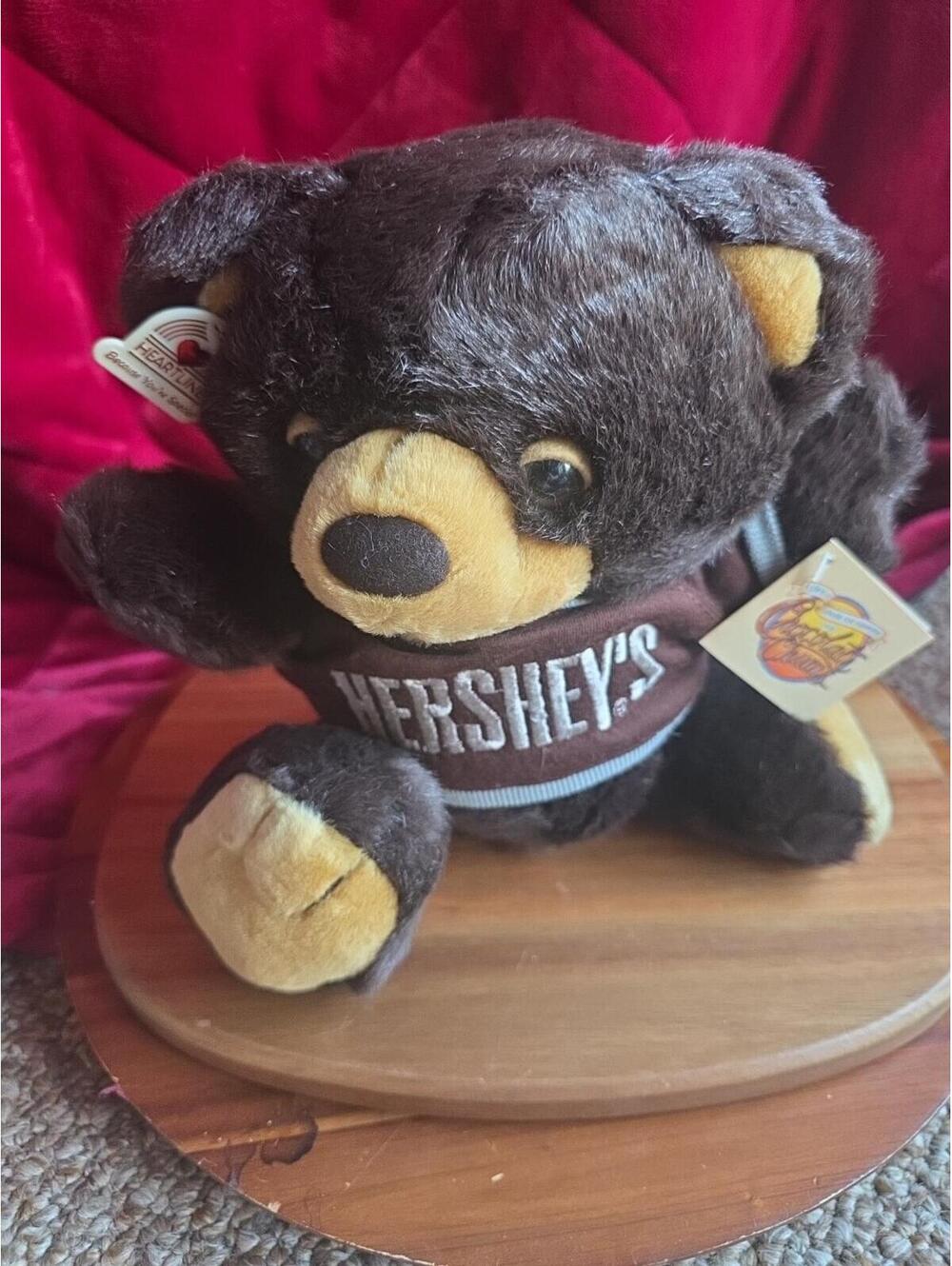 Vtg 1987 Graphics Heartline Hershey’s “Coco” Teddy Bear  15” Plush New W/Tags